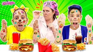 MC Divertida aprende comer comida saudável e ter bons hábitos | Good Habits and Healthy Eating