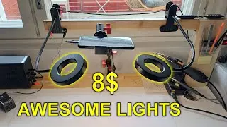 Budget desk light for workshop