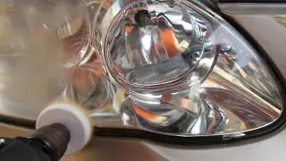 PULIR FAROS CON POLISH, ESPONJA Y  UN TALADRO