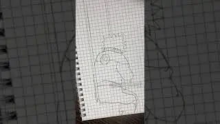 Как нарисовать Наруто на качелях