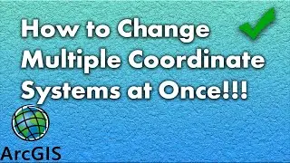 GIS Analyst Do This to Change Multiple Shapefile/Feature Coordinate Systems at Once | ArcGIS Pro