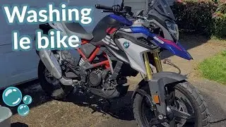 Washing, Waxing, and Talking About My BMW 310 GS!