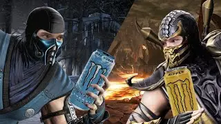 СКОРПИОН ПРОТИВ САБ-ЗИРО // ОБЗОР НА ЗАРУБЕЖНЫЕ ЭНЕРГЕТИКИ MONSTER ENERGY JUICED RIPPER / ULTRA BLUE
