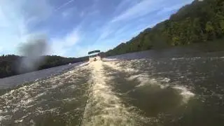 Tubing on Cheat Lake, WV in August 2013
