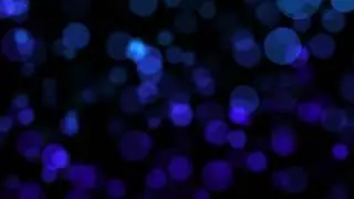 Blue - Bokeh - Light | Free - Screen Animation - { 3D Video Play }