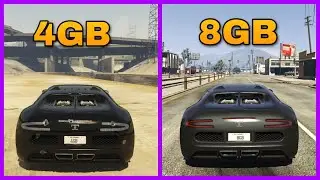 GTA 5 4GB RAM VS 8GB RAM (TEST)
