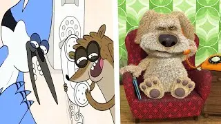 mordecai and rigby prank call talking ben
