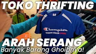Toko Thrifting Baju bekas di Jayanti - Toko kecil arah serang tapi barangnya gokil!