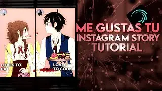 Me Gustas Tu - Instagram Story Trend Lyrics Edit Tutorial 
