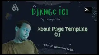 Python Django Tutorial -  Customizing About Page