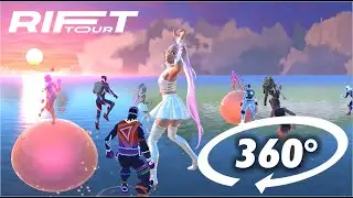 360° Ariana Grande Fortnite Rift Tour Live Event in VR