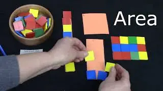 Grade 2: Math Lesson #100 Finding Area Using 1 Inch Colour Tiles