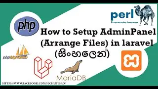 How to Setup AdminPanel (Arrange Files) in laravel