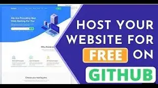 How to host website in github ||Github Web Hosting ||Free  web hosting on github