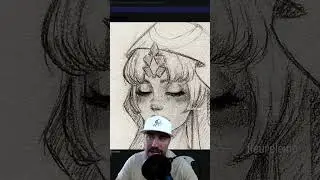 mystic flour human face sketch