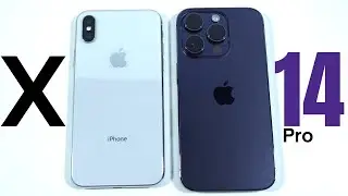 iPhone X vs iPhone 14 Pro Speed Test