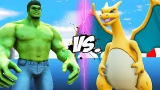 HULK vs CHARIZARD (Pokemon) - EPIC BATTLE