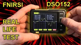 FNIRSI DSO152 Oscilloscope Real Life Test - measuring LED candle