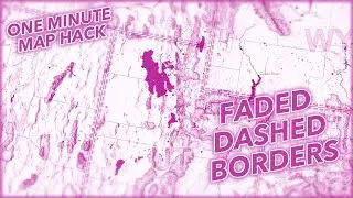 One Minute Map Hack: Faded & Dashed Inner Borders