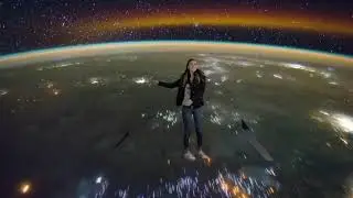 space green screen