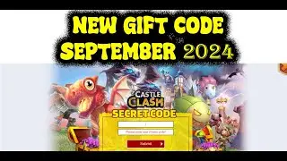 NEW GIFT CODE  SEPTEMBER 2024 | CASTLE CLASH
