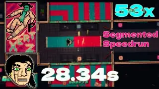 Hotline Miami 2 XERTZ 53x Full Combo in 28.34s (Segmented Speedrun, Level Editor)