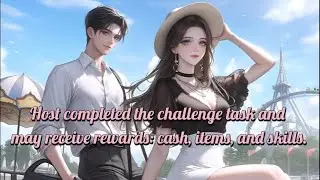 Host completed the challenge task and may receive rewards: cash, items, and skills.