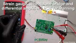 Building a strain gauge module for learning purposes