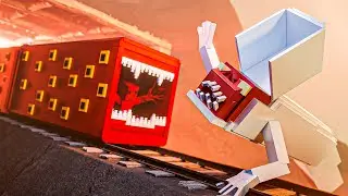 TRAIN EATER VS BRIDGE WORM NO MINECRAFT !! ( TREVOR HENDERSON ) AVENTURA COM MODS