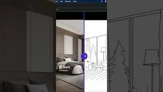 Generate and edit your sketches and renders with this AI #architecturesketch #ai #render #shorts