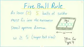 Five Ball Rule Stated