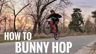 Как запрыгивать на бордюр на велосипеде | Банни-хоп для новичков | how to bunny hop