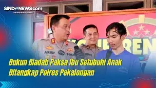 Dukun Biadab Paksa Ibu Setubuhi Anak Ditangkap Polres Pekalongan