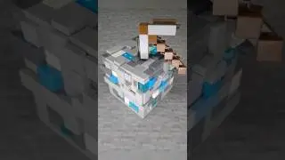 LEGO Minecraft Diamond Ore(tutorial) #lego
