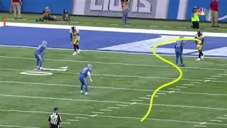 Ben Roethlisberger to Juju Smith Schuster CRAZY 97 Yard Touchdown Steelers vs Lions