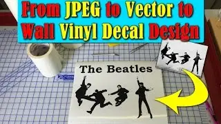 From Raster to Vector to Wall Vinyl Decal Design