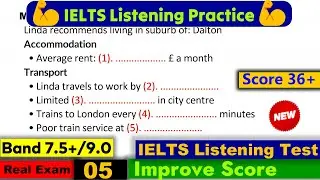 ielts listening Practice 2024 || Listening Exam - 5 || Recent Test || October Test