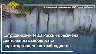 Ирина Волк: Сотрудниками МВД России пресечена деятельность сообщества наркоторговцев-контрабандистов