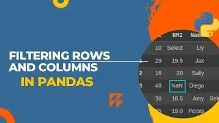 Filtering Rows and Columns in  Pandas DataFrame