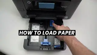How to Load Paper in Epson WorkForce Pro WF-4820 - 4830