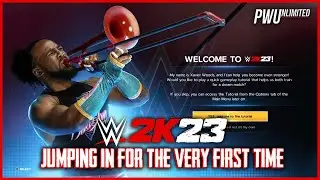 Loading Up WWE 2K23 For The First Time & Playing The Tutorial