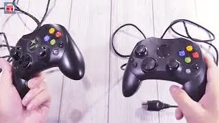 Сравнение оригинальных и китайских геймпадов для XBOX original (самого первого икс бокса)
