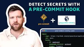 Detect secrets with a pre-commit git hook using ggshield and the pre-commit framework