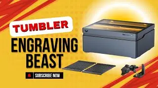 Tumbler Engraving with WeCreat MakeIt and the Vision 40w. It doesn't get any easier than this!