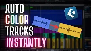 Automatically color your tracks by instrument in Cubase 13!