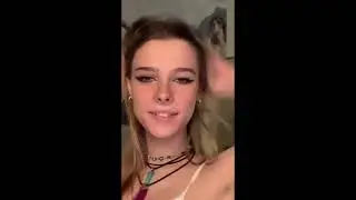 Long tongue girl 132