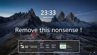 How to disable lockscreen widgets on Windows 11 #windows #microsoft #tutorial