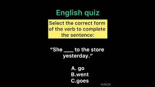 Check your knowledge of English grammar  