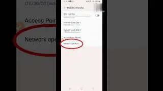 network operater settings problem ko thik kaise kare || 