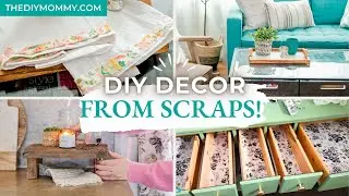 10 Genius Scrap Wood, Fabric & Wallpaper DIYs for Every Room in Your Home